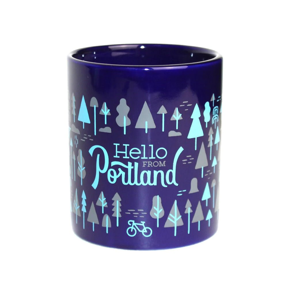 Portland Burst Mug | Navy - Mug - Hello From Oregon