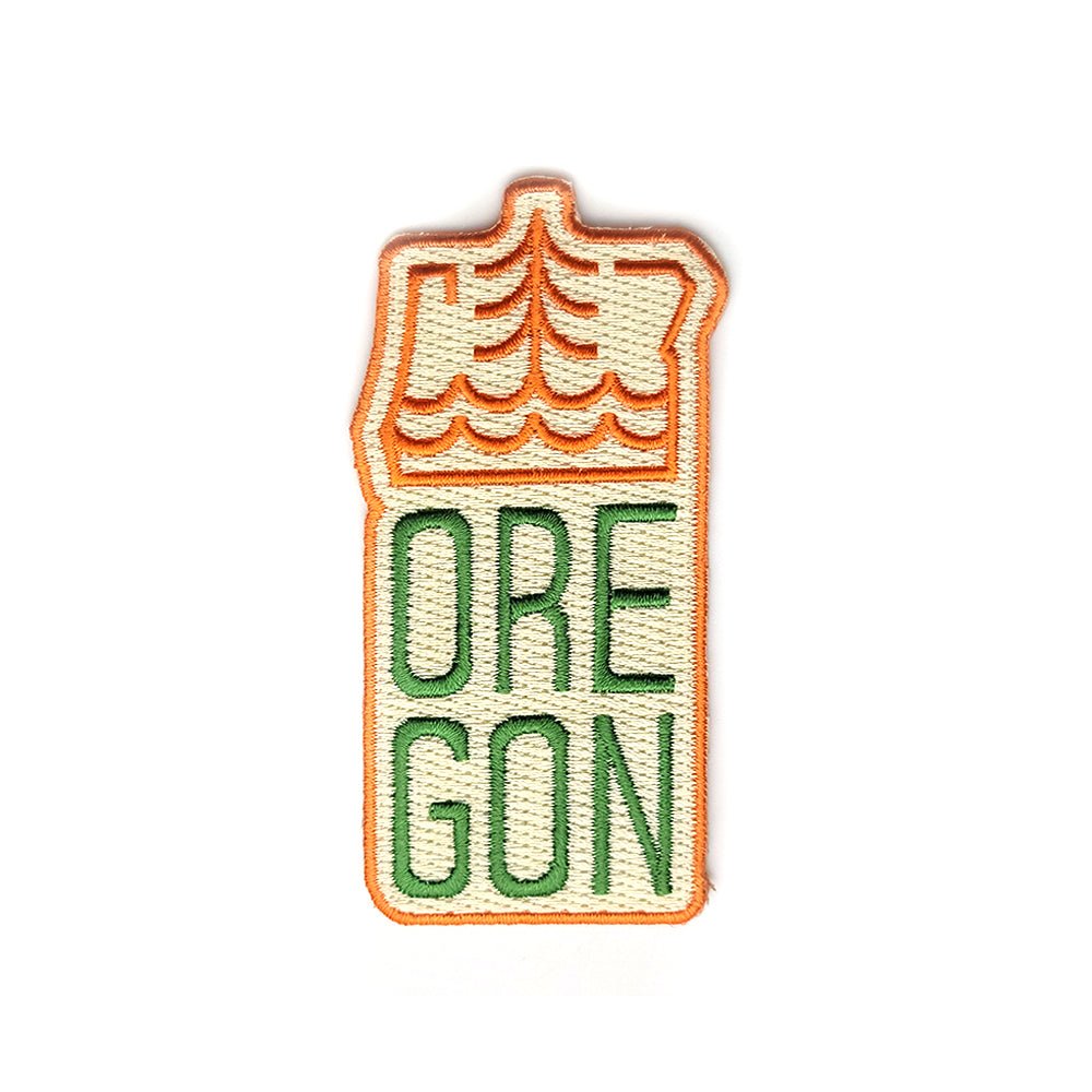 Simply Oregon Patch | Orange - Patches - Hello From Oregon