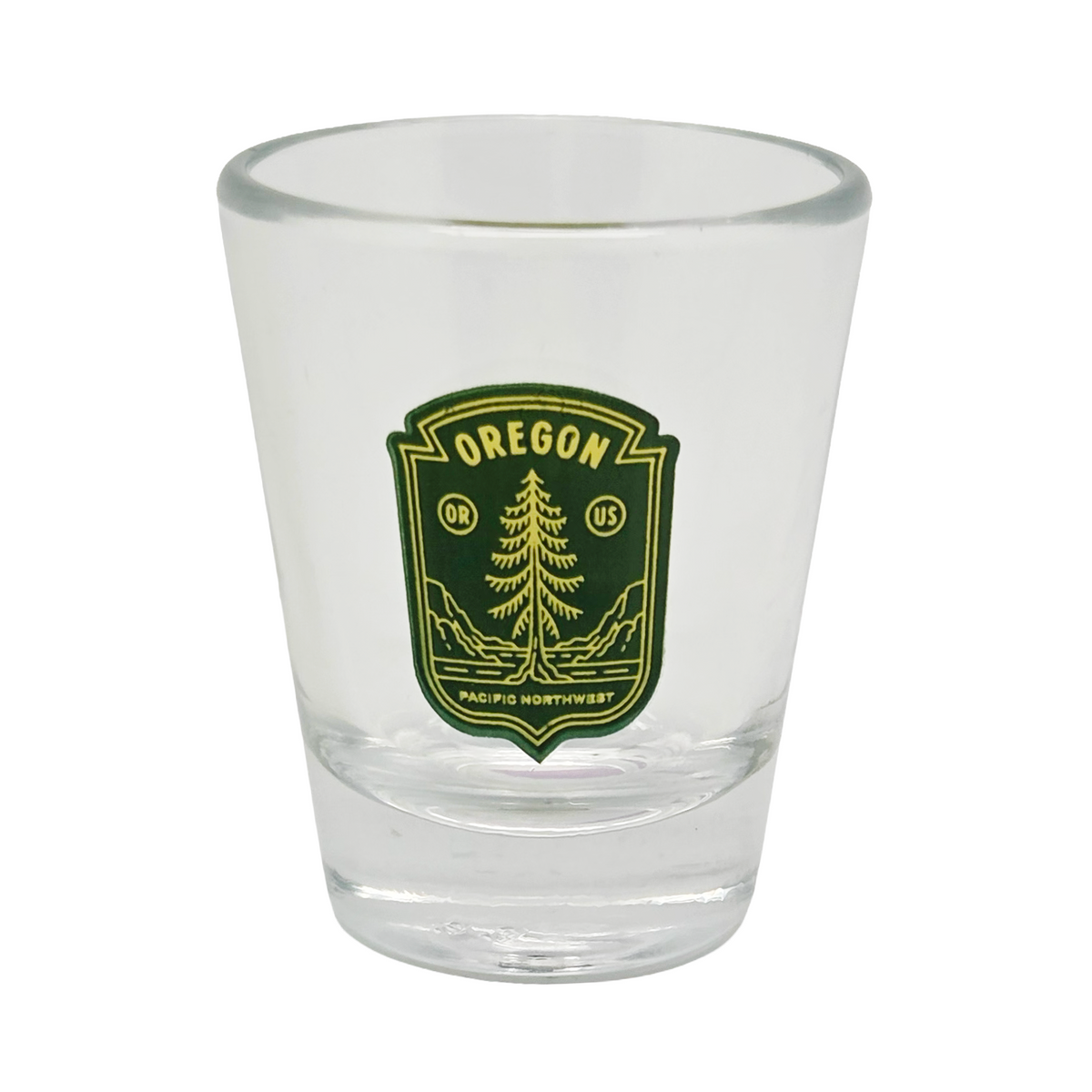 PNW Badge Shot Glass