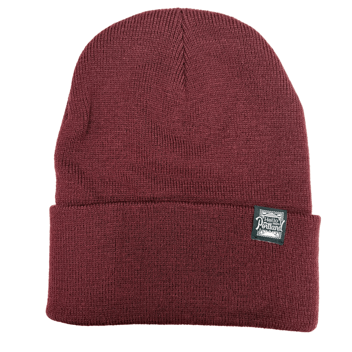 Bridge City Beanie | Maroon - Beanies - Hello From Oregon