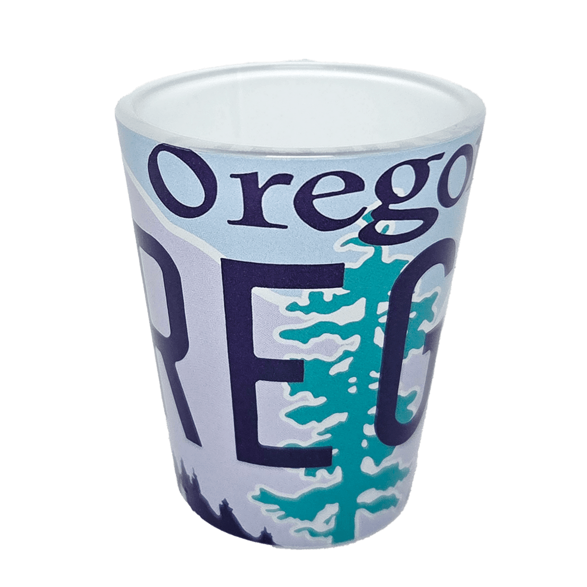 Oregon License Plate Shot Glass - Shot Glass - Hello From Oregon