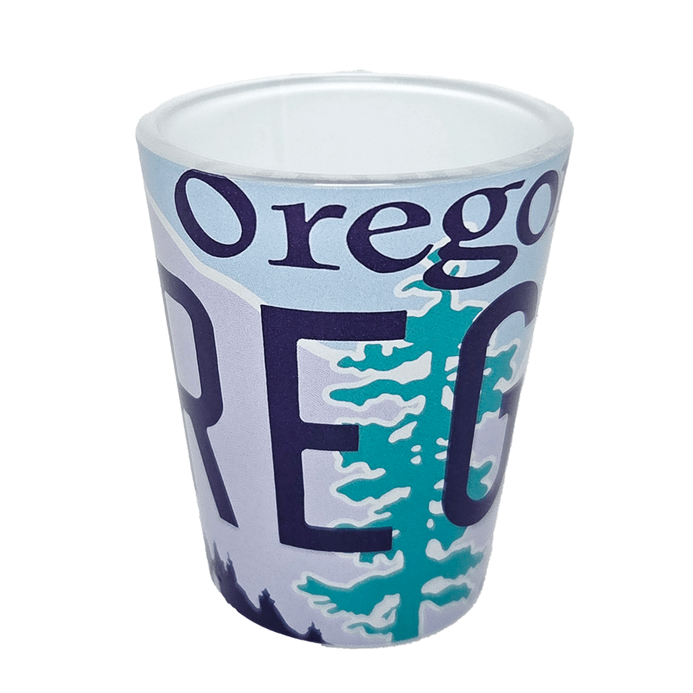 Oregon License Plate Shot Glass - Shot Glass - Hello From Oregon