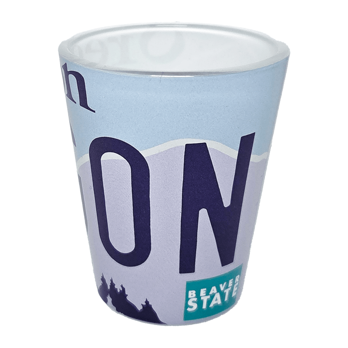 Oregon License Plate Shot Glass - Shot Glass - Hello From Oregon