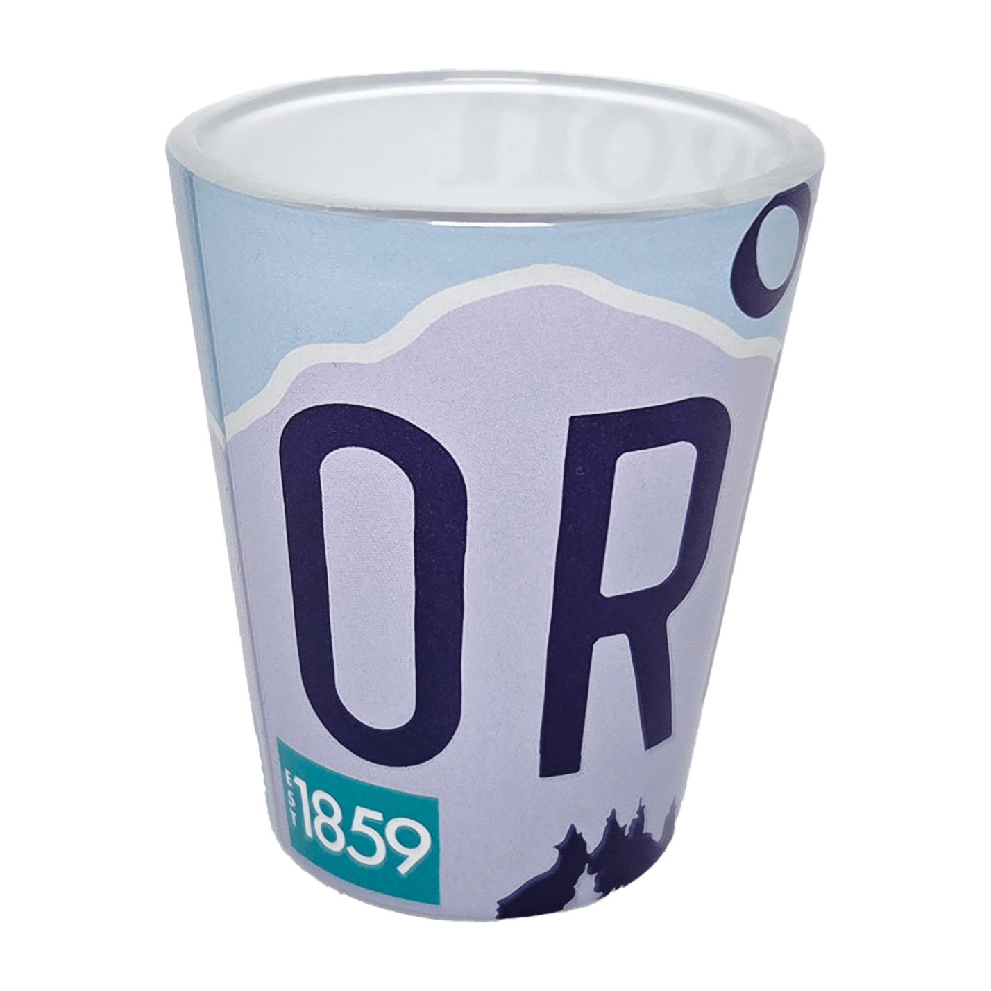 Oregon License Plate Shot Glass - Shot Glass - Hello From Oregon