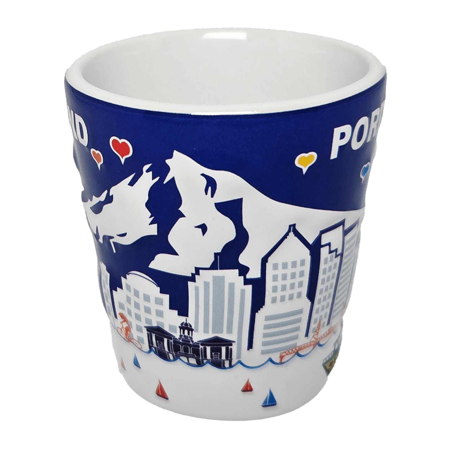 Portland 3D Shot Glass - Shot Glass - Hello From Oregon