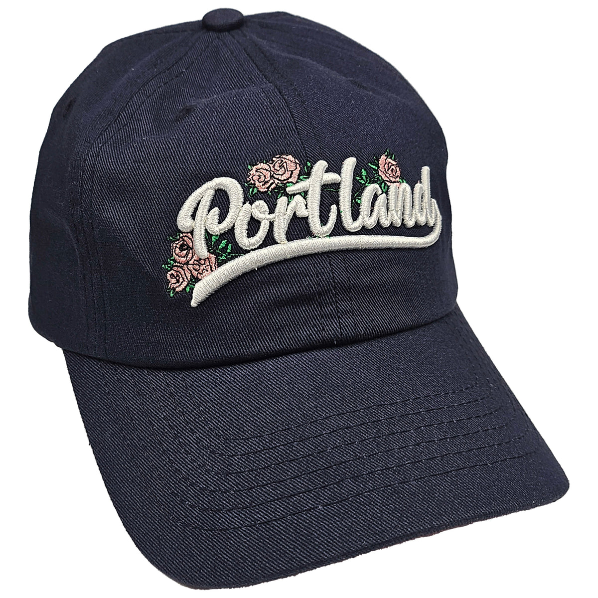 Portland Bloom Hat | Navy - Hats - Hello From Oregon