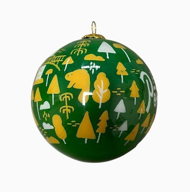 Portland Burst Hand Painted Ornament - Gifts - Hello From Oregon