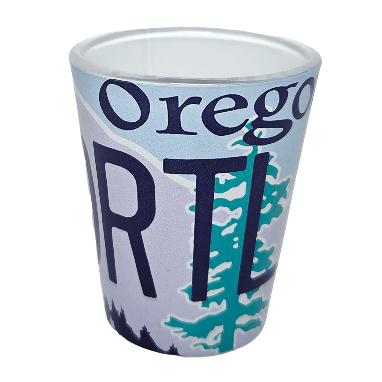 Portland License Plate Shot Glass - Shot Glass - Hello From Oregon