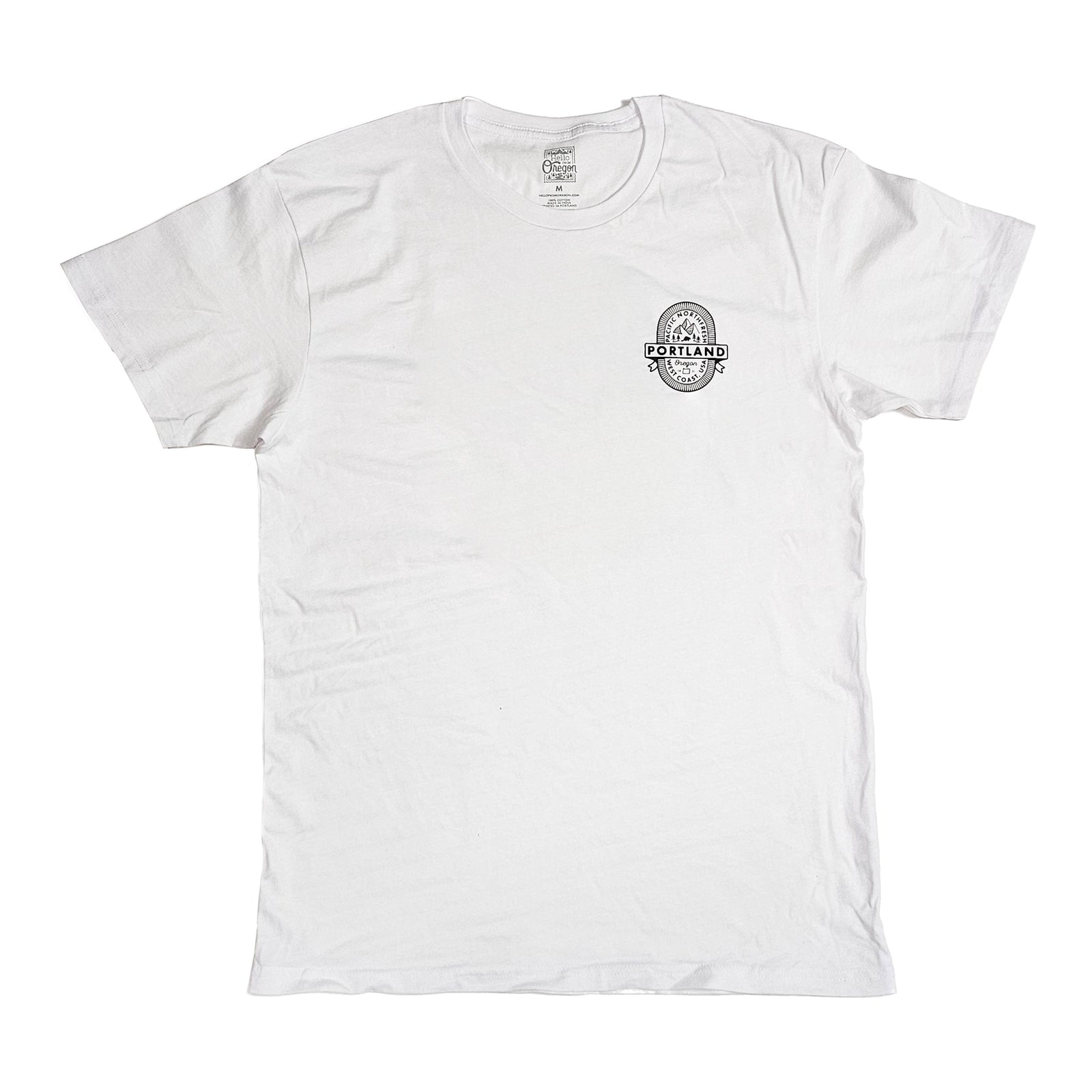 Portland On Tap Tee | White - Tees - Hello From Oregon