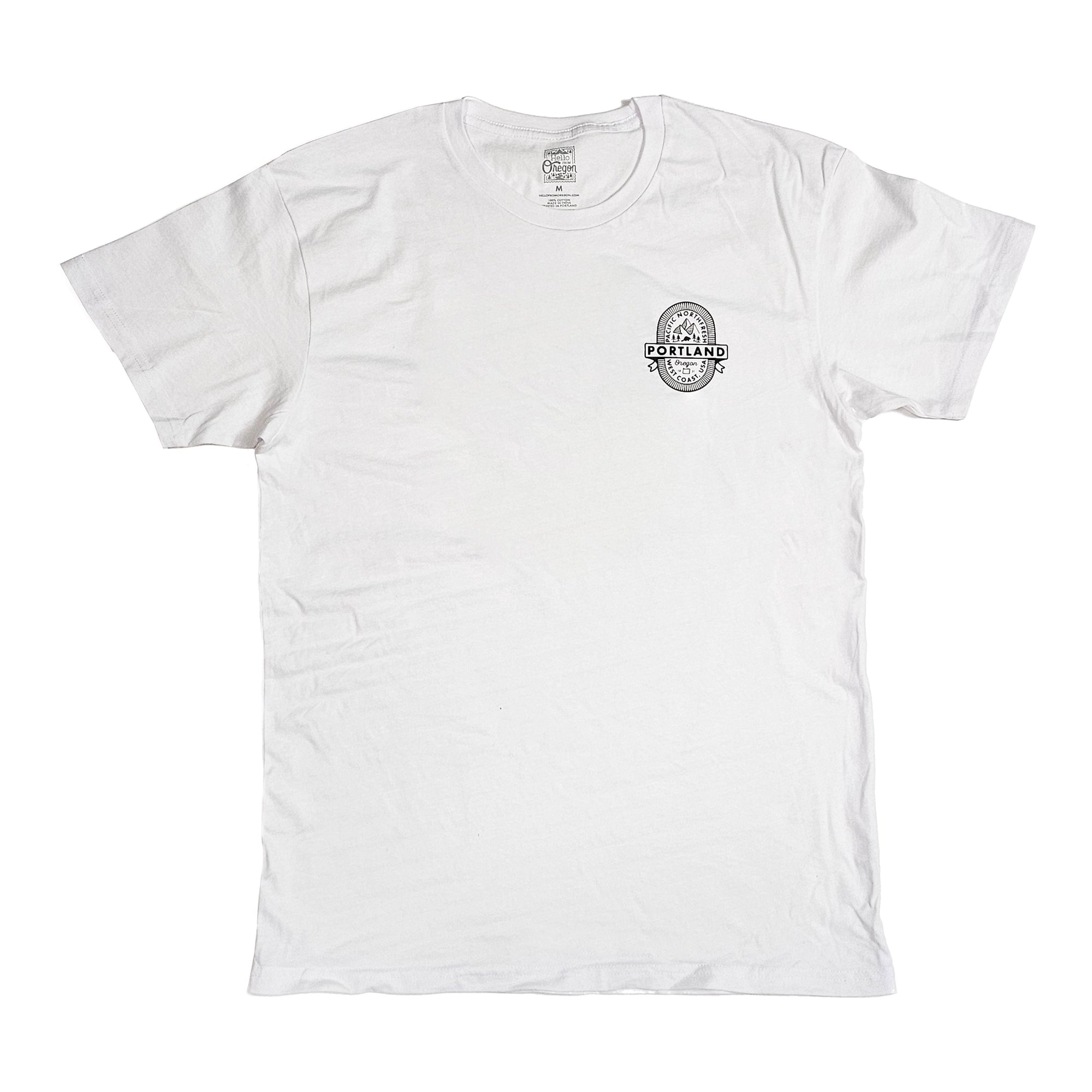 Portland On Tap Tee | White - Tees - Hello From Oregon