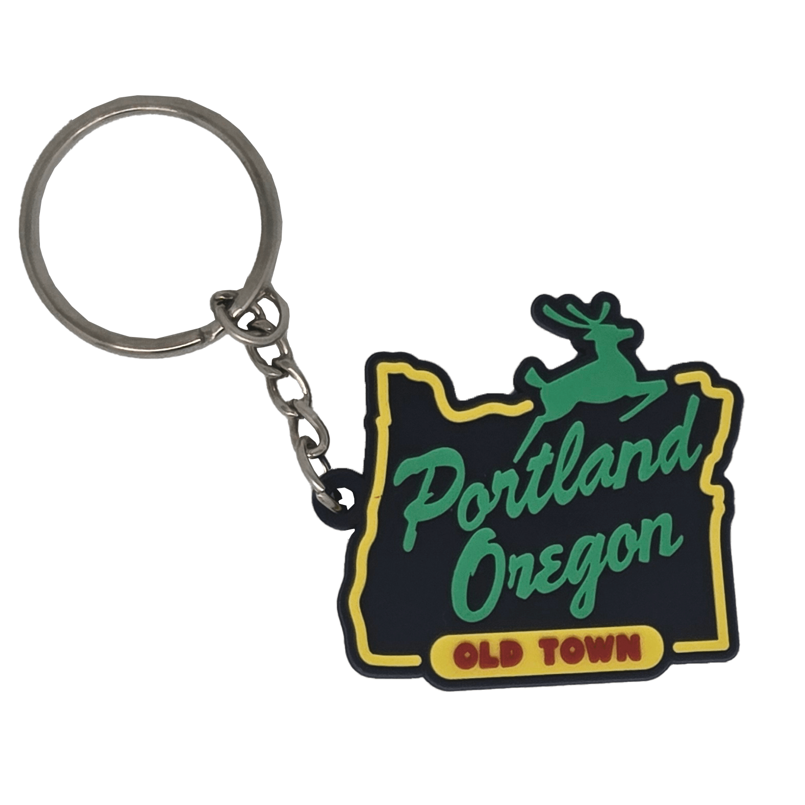 Stag Sign Keychain - Keychains - Hello From Oregon