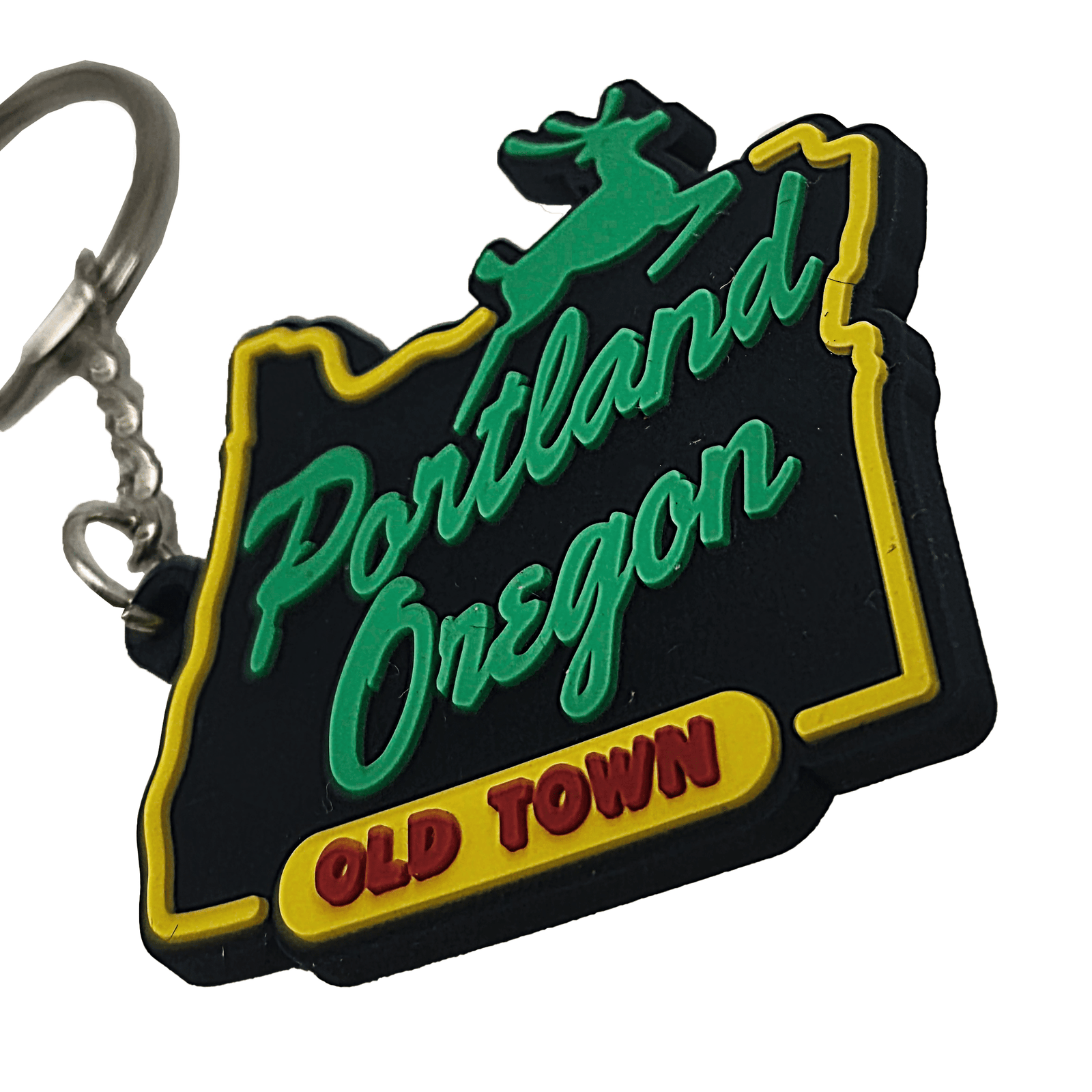 Stag Sign Keychain - Keychains - Hello From Oregon