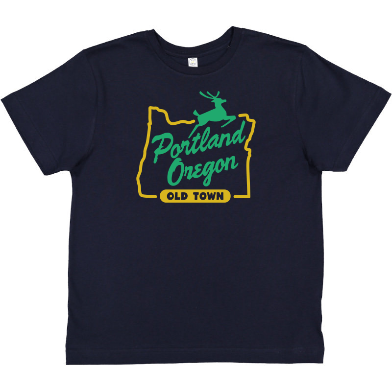 Stag Sign Kids Tee - Kids - Hello From Oregon