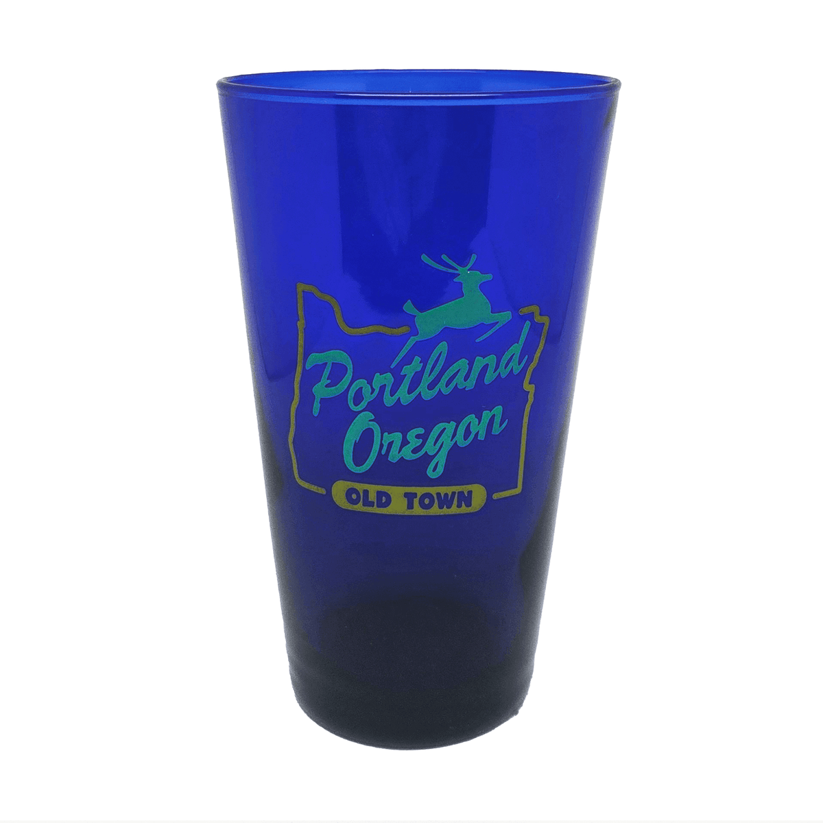 Stag Sign Pint Glass - Pint Glass - Hello From Oregon