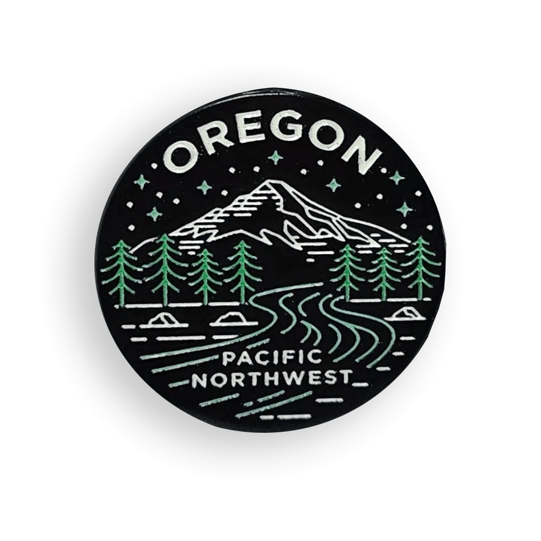 Starry Oregon Pin - Enamel Pin - Hello From Oregon