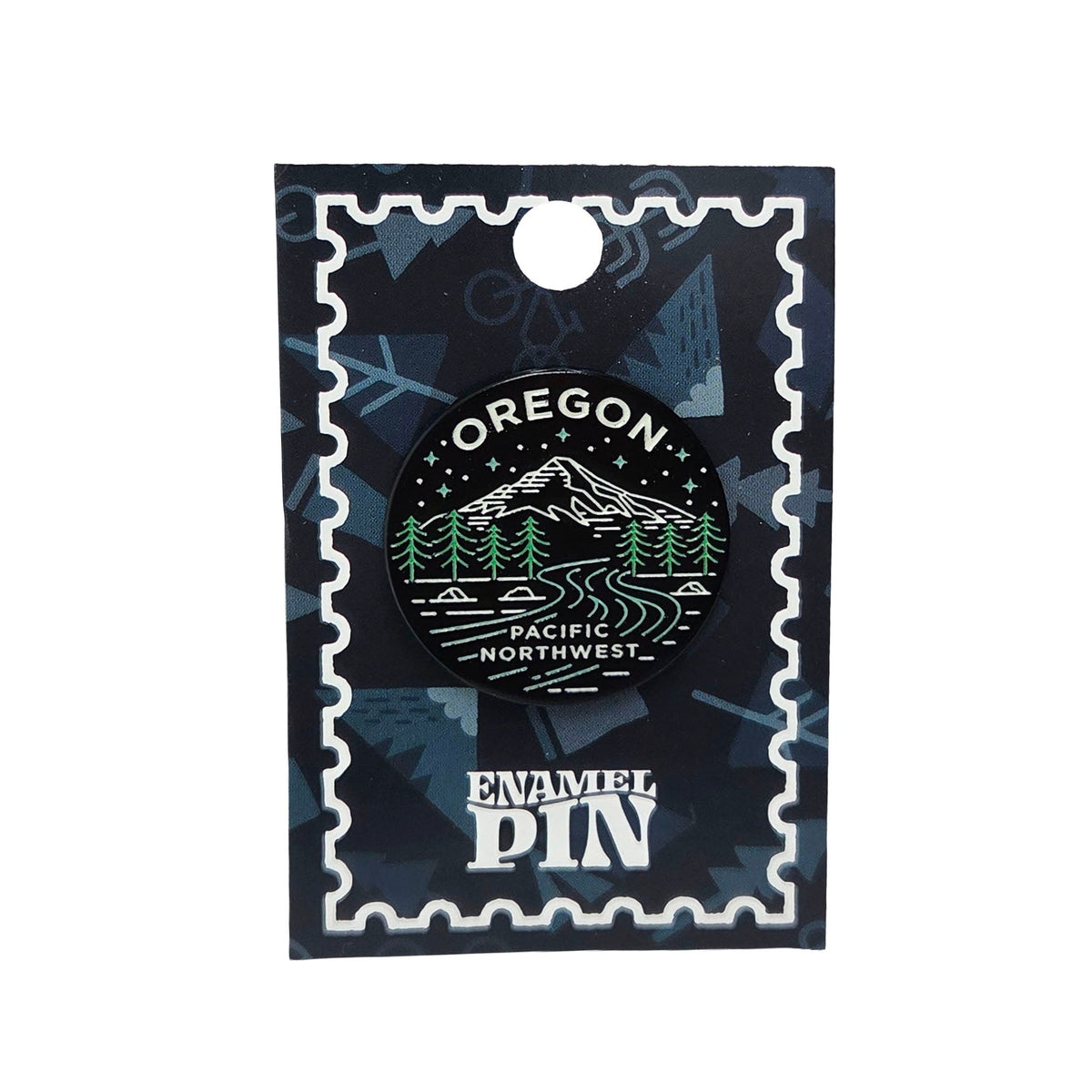 Starry Oregon Pin - Enamel Pin - Hello From Oregon
