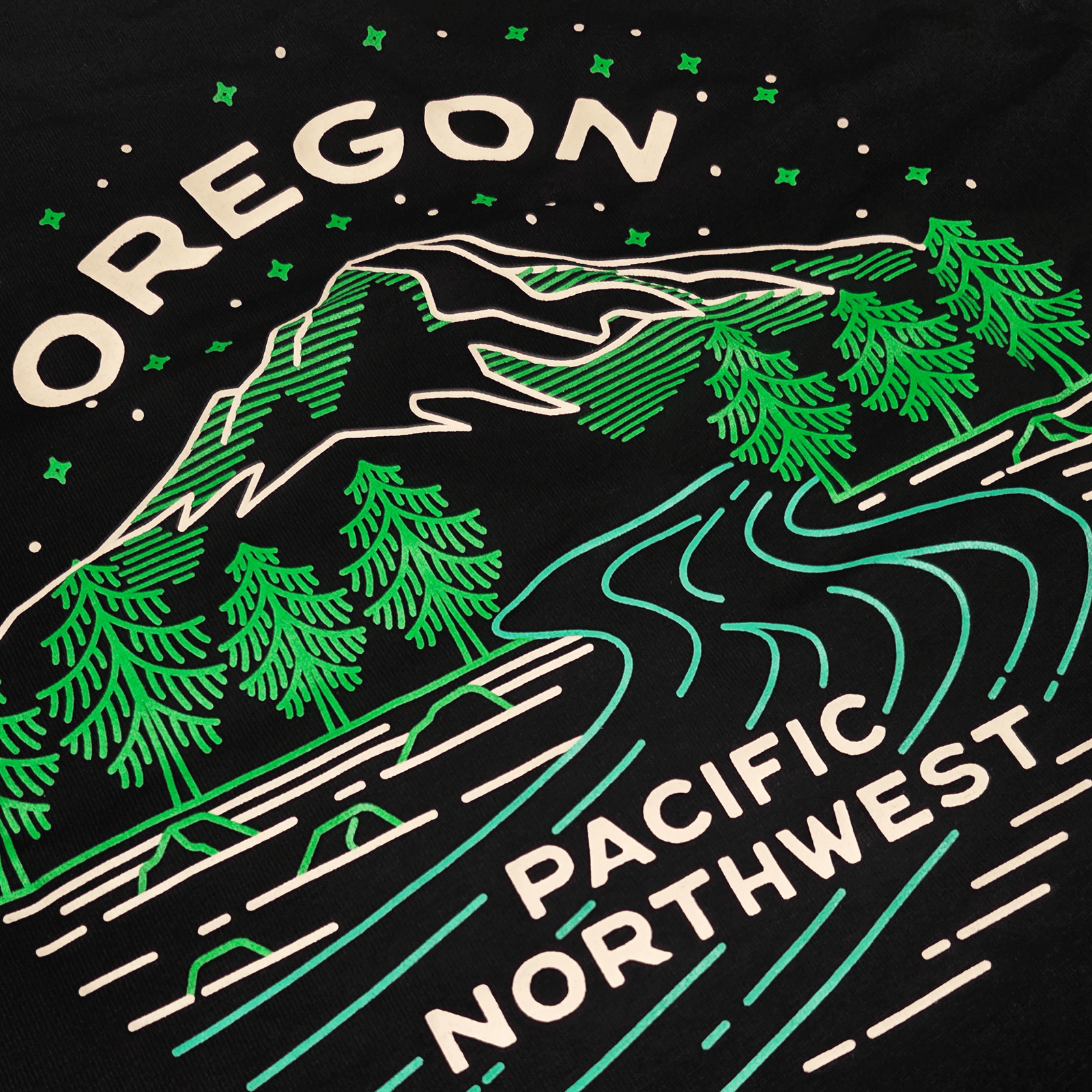 Starry Oregon Tee - Hello From Oregon
