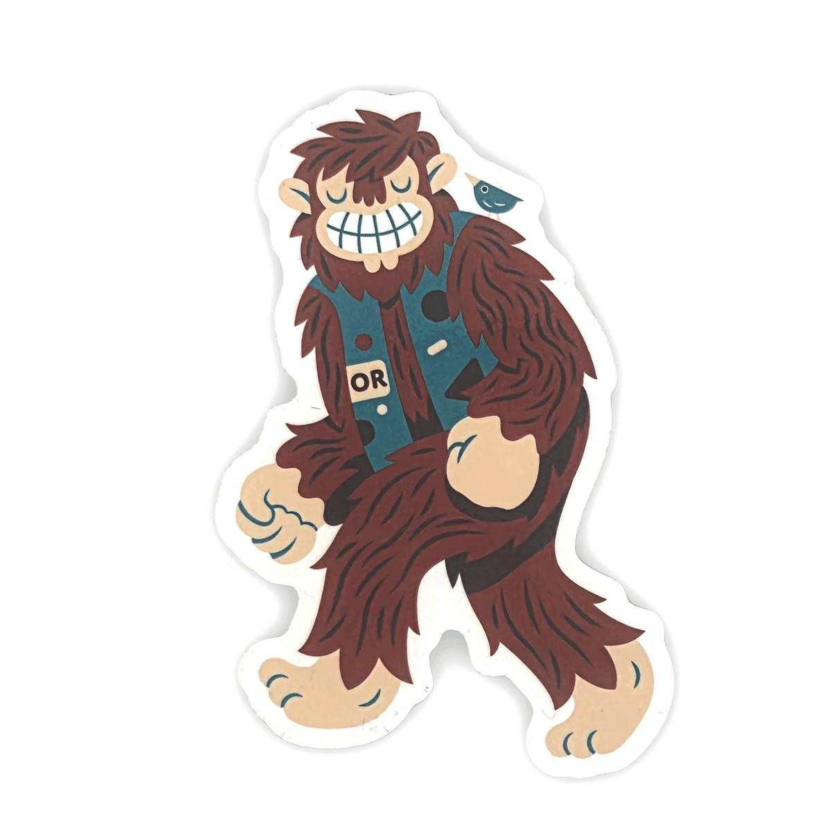 Walking Sassy The Sasquatch Sticker - Stickers - Hello From Oregon