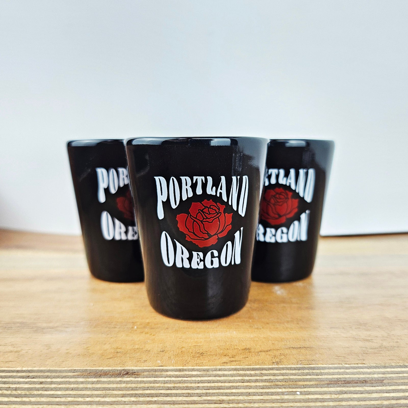 Wavy Rose Shot Glass - Shot Glass - Hello From Oregon