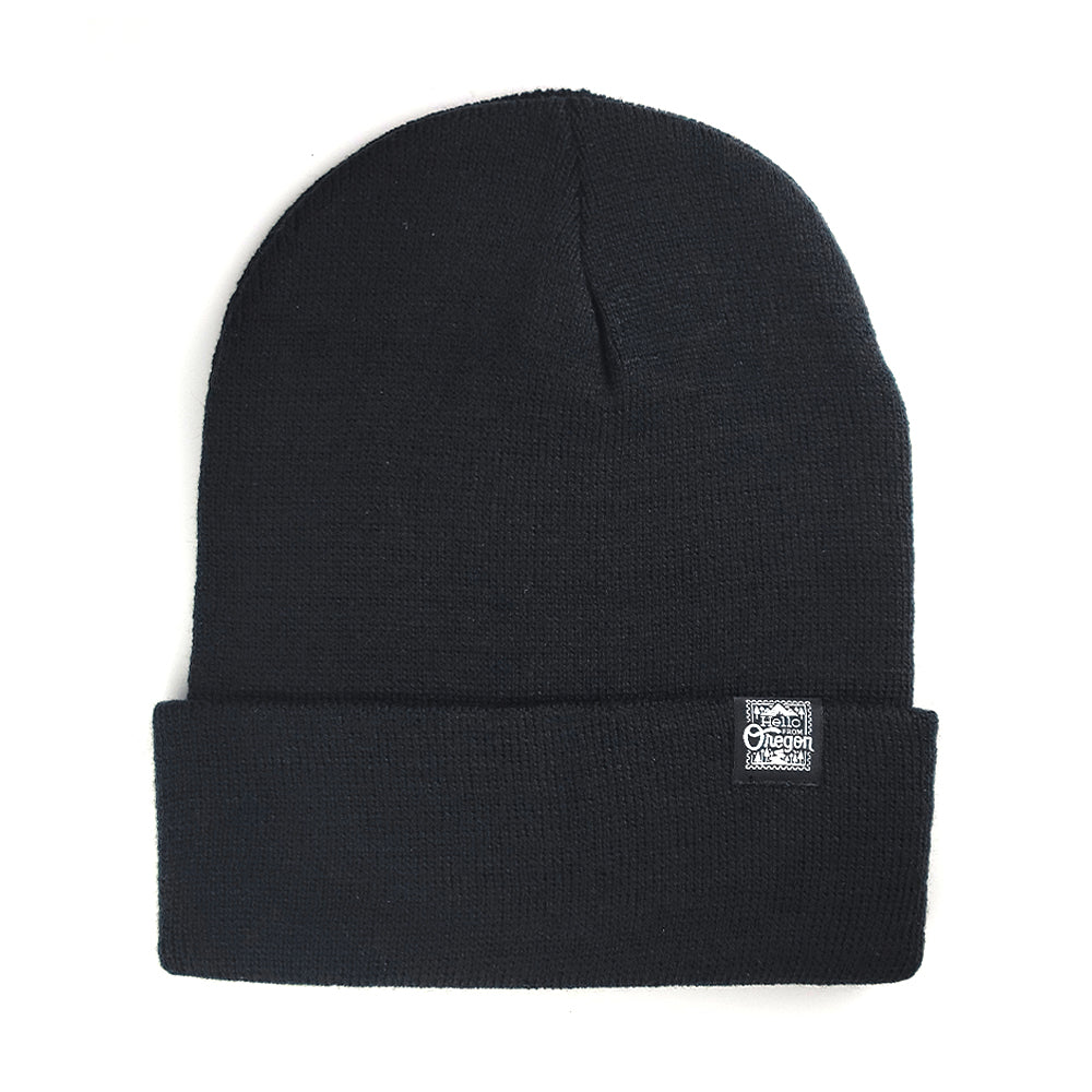 Bridge City Beanie | Black - Beanies - Hello From Oregon