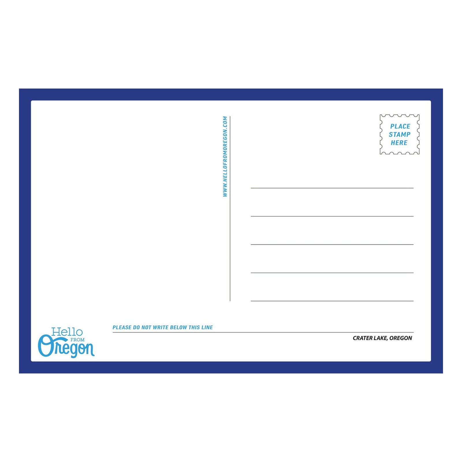 Crater Lake Clouds Postcard - Postcards - Hello From Oregon