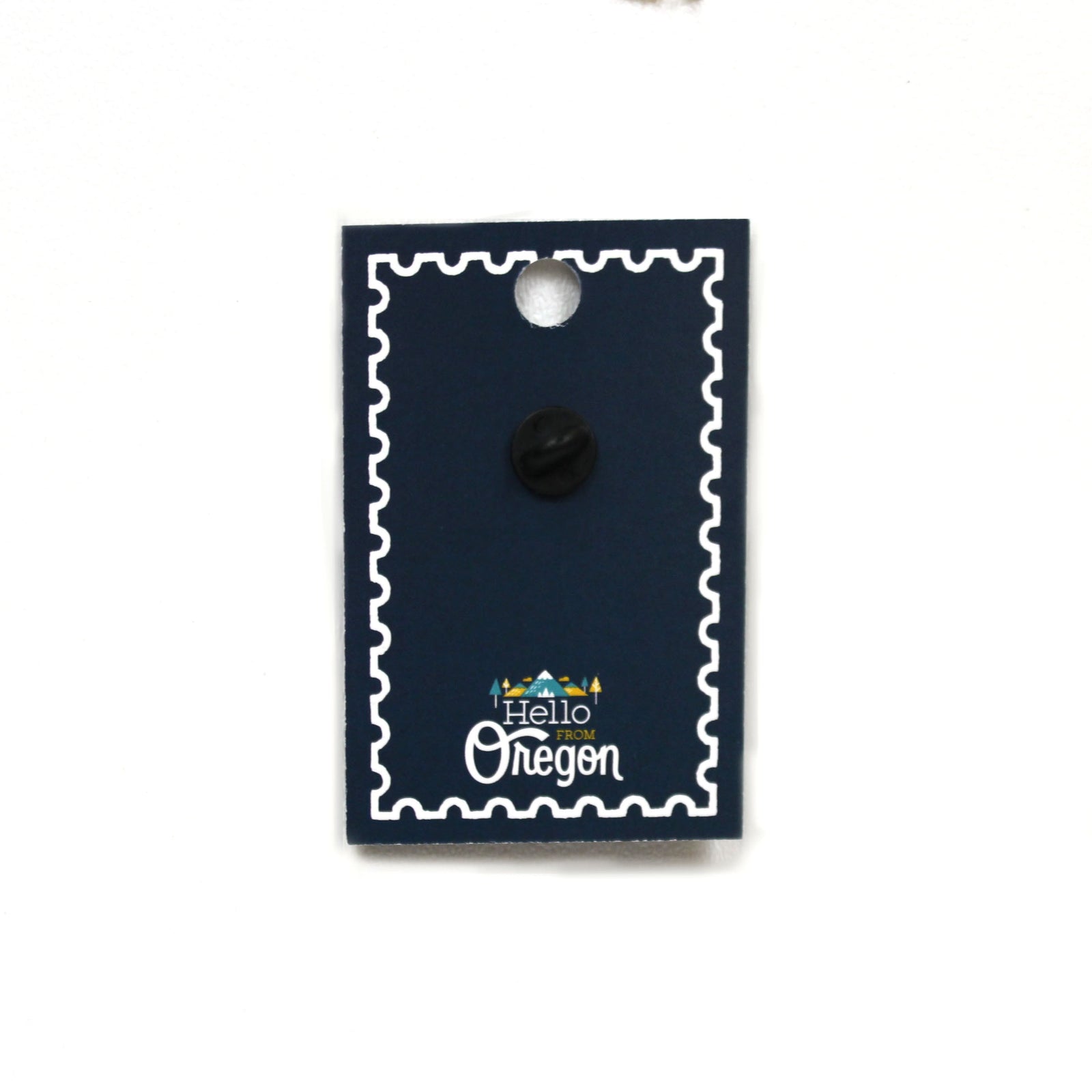 Hello From Oregon Stamp Pin - Enamel Pin - Hello From Oregon