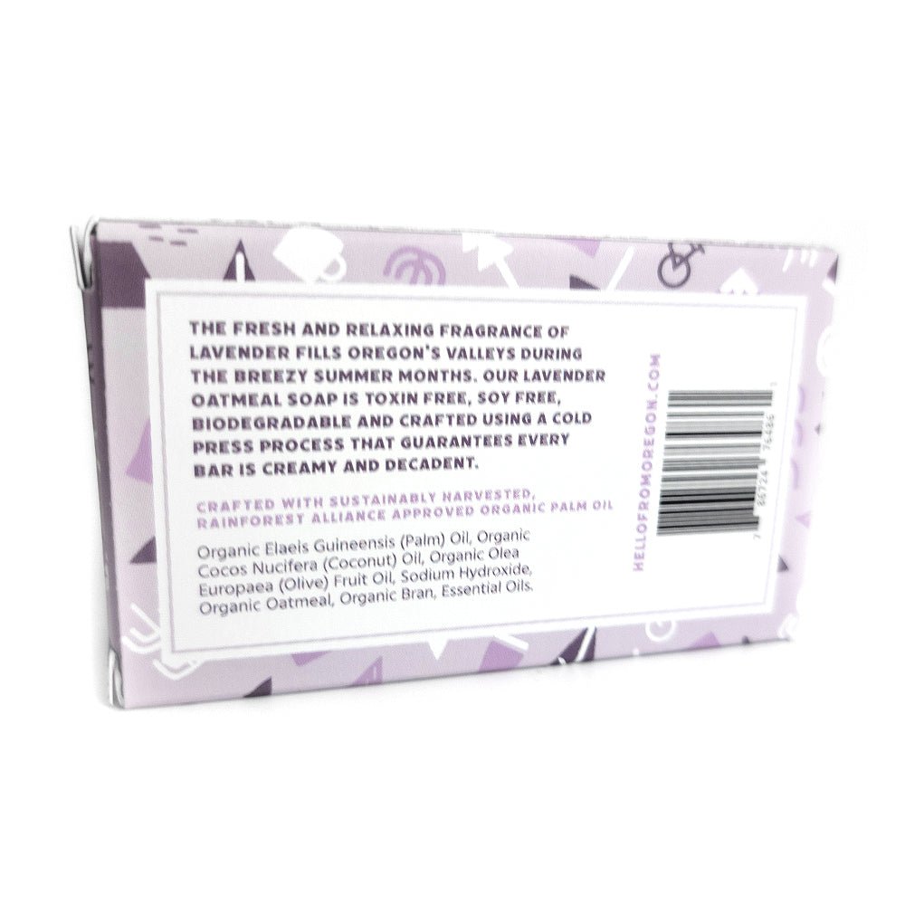 Lavender Oatmeal Soap - Soap - Hello From Oregon