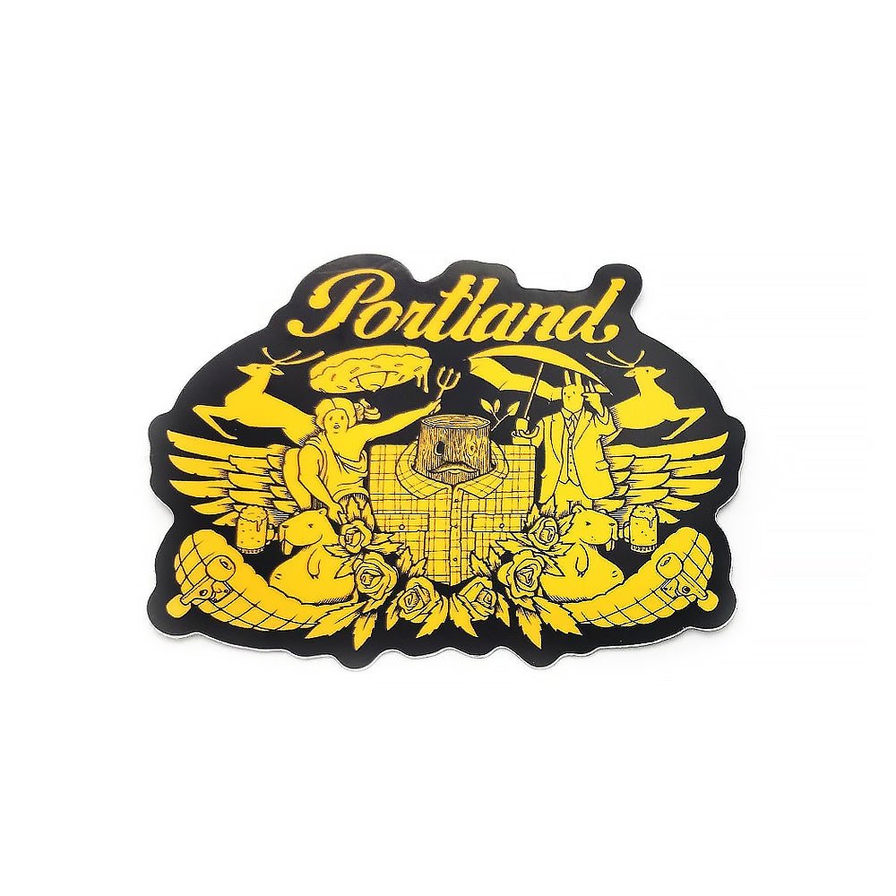 Log Cabin Sticker - Stickers - Hello From Oregon