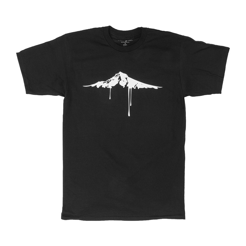 Melting Hood Tee | Black - Tees - Hello From Oregon