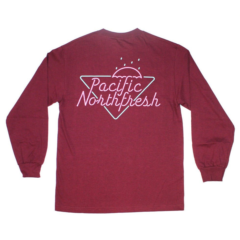 Neon Rain Long Sleeve Tee - Tees - Hello From Oregon