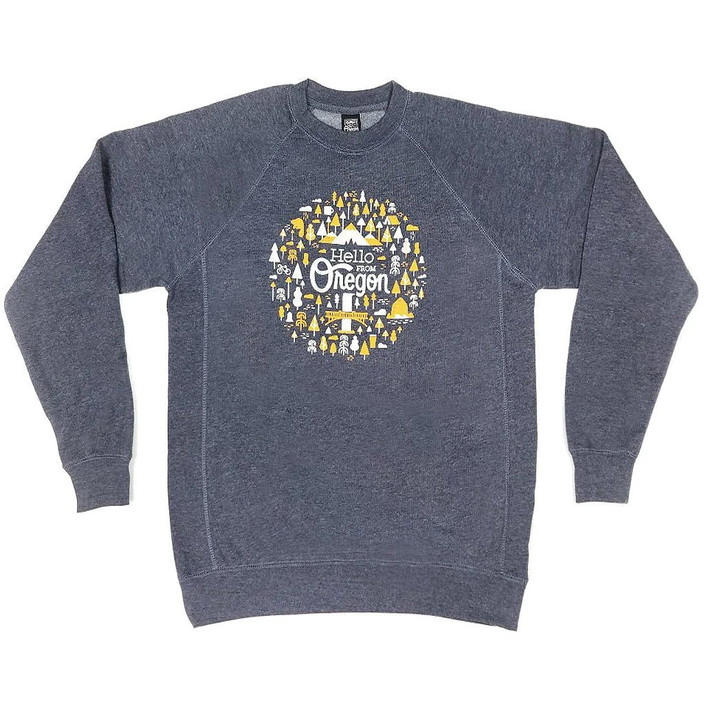 Oregon Burst Crewneck - Crewneck - Hello From Oregon