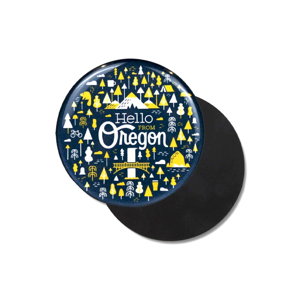 Oregon Burst Magnet - Magnets - Hello From Oregon