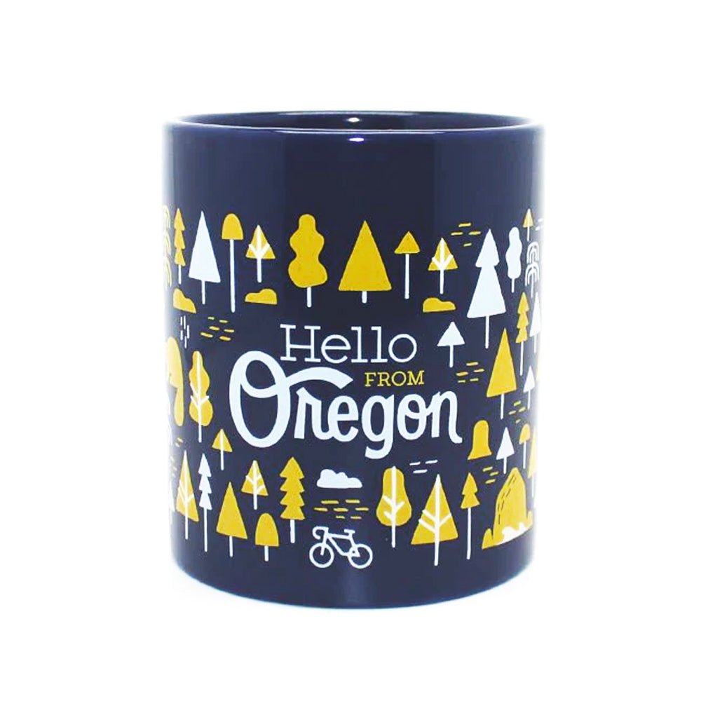 Oregon Burst Mug | Navy - Mug - Hello From Oregon