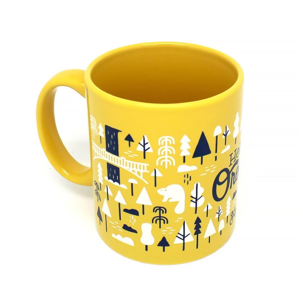 Oregon Burst Mug | Yellow - Mug - Hello From Oregon