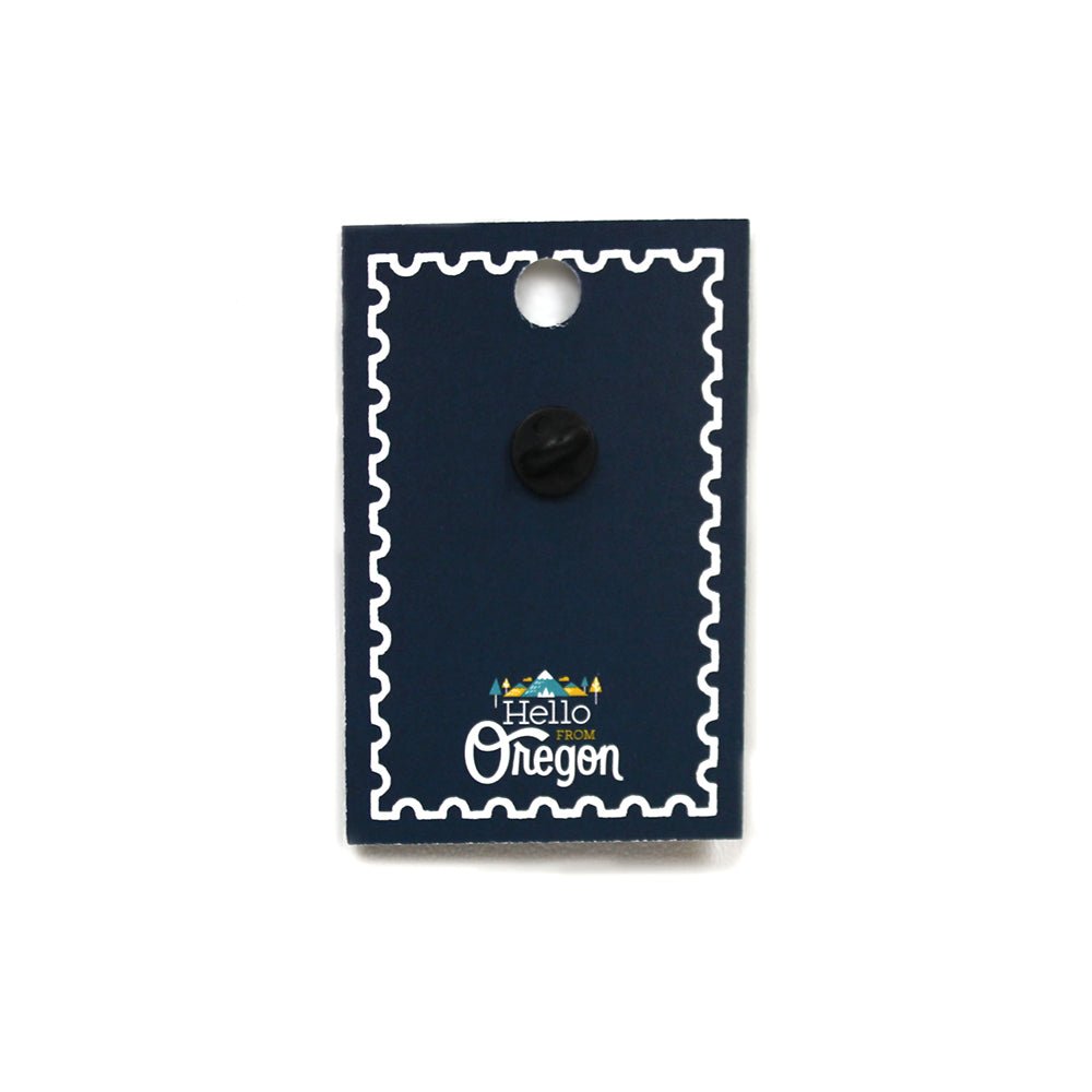 Oregon Burst Pin | Navy - Enamel Pin - Hello From Oregon