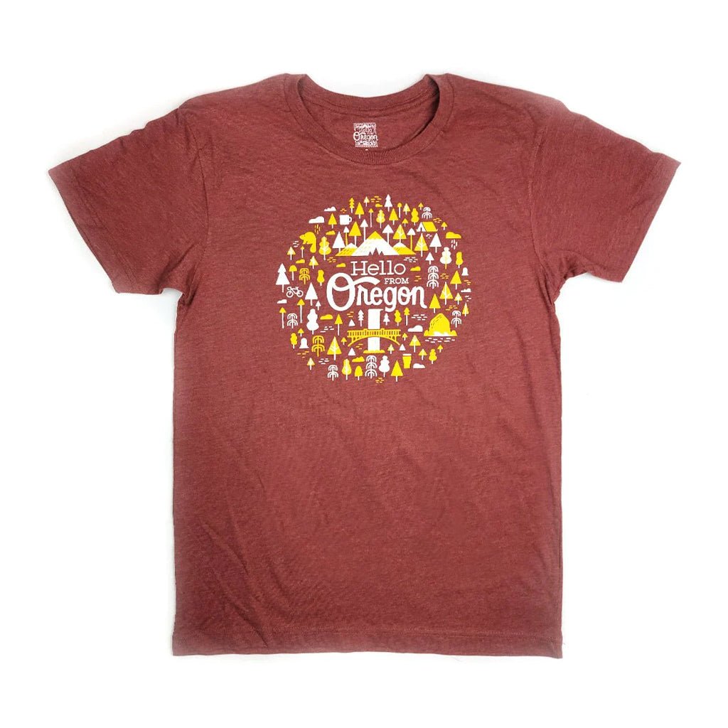 Oregon Burst Tee | Spice - Tees - Hello From Oregon