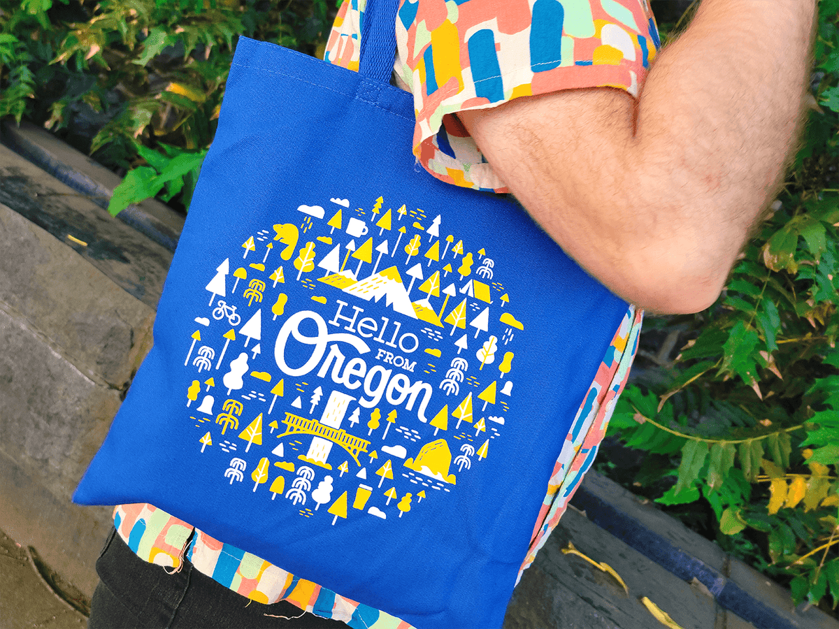 Oregon Burst Tote - Tote - Hello From Oregon