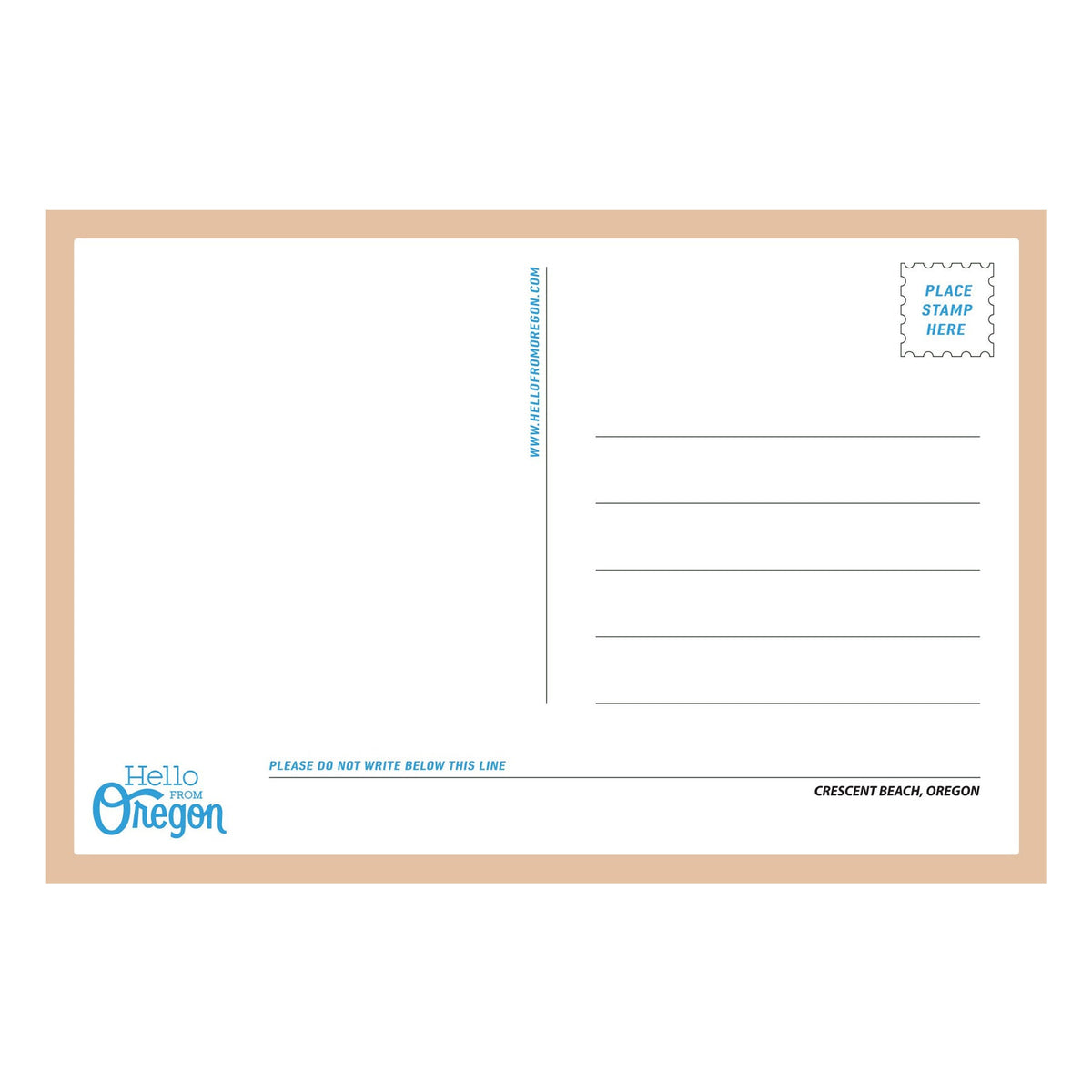 Oregon Coast Old School Postcard - Postcards - Hello From Oregon