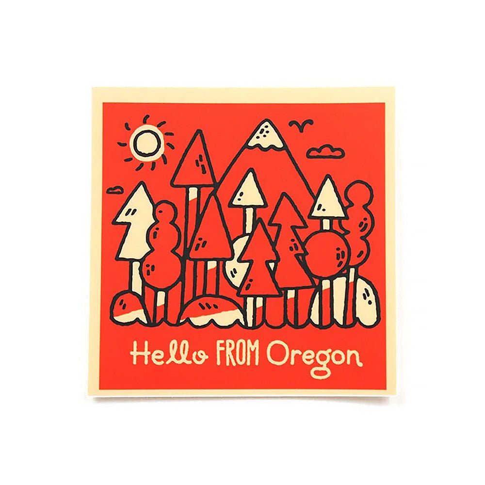 Oregon Landscape Sticker - Stickers - Hello From Oregon