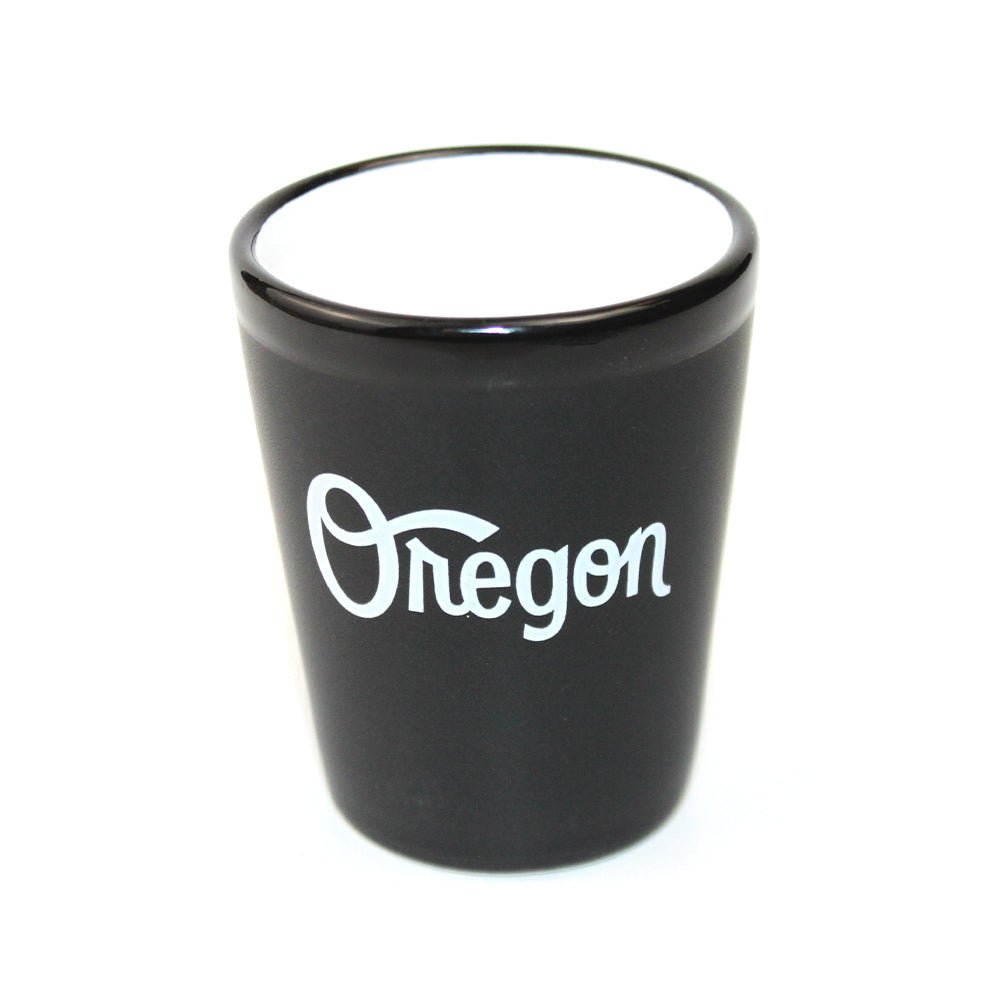 Oregon Lone Ranger Shot Glass | White - Shot Glass - Hello From Oregon