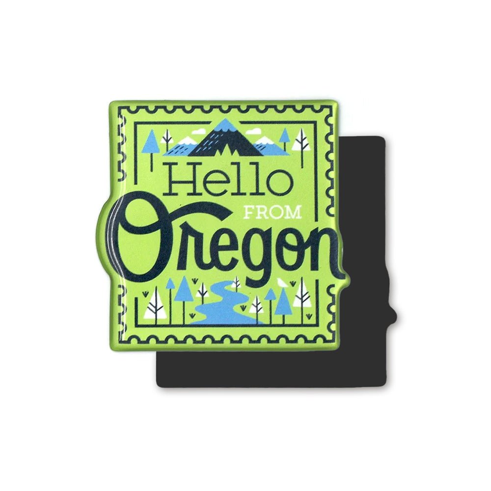 Oregon Stamp Magnet - Magnets - Hello From Oregon