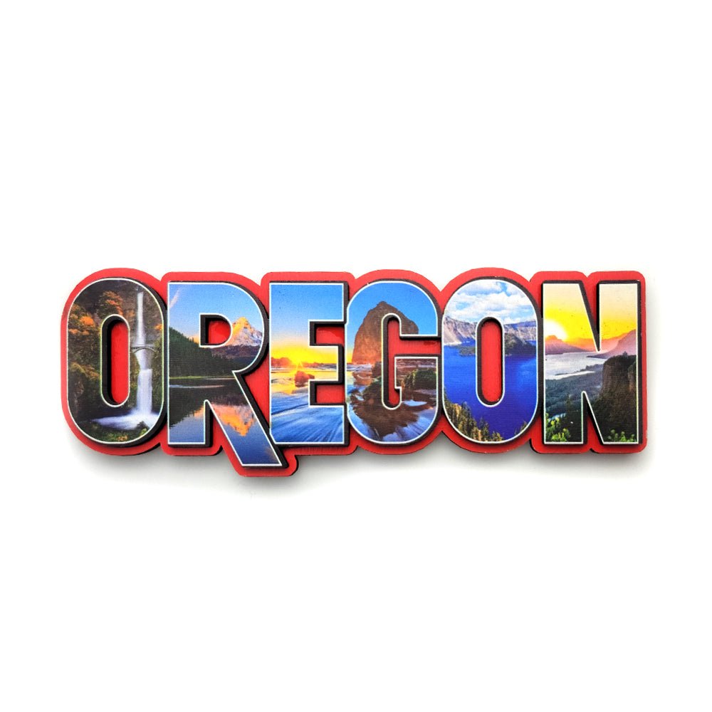 Oregon Wood Magnet - Magnets - Hello From Oregon