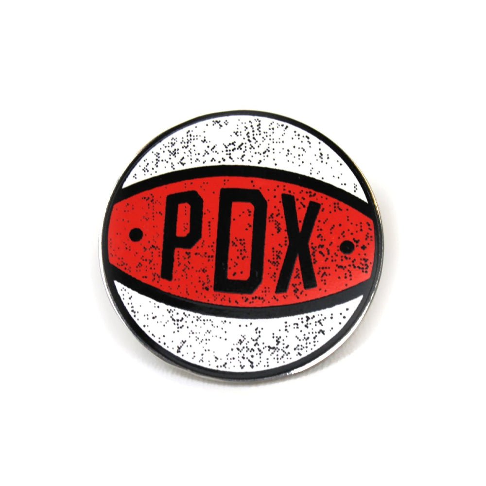 PDX Ball Pin - Enamel Pin - Hello From Oregon