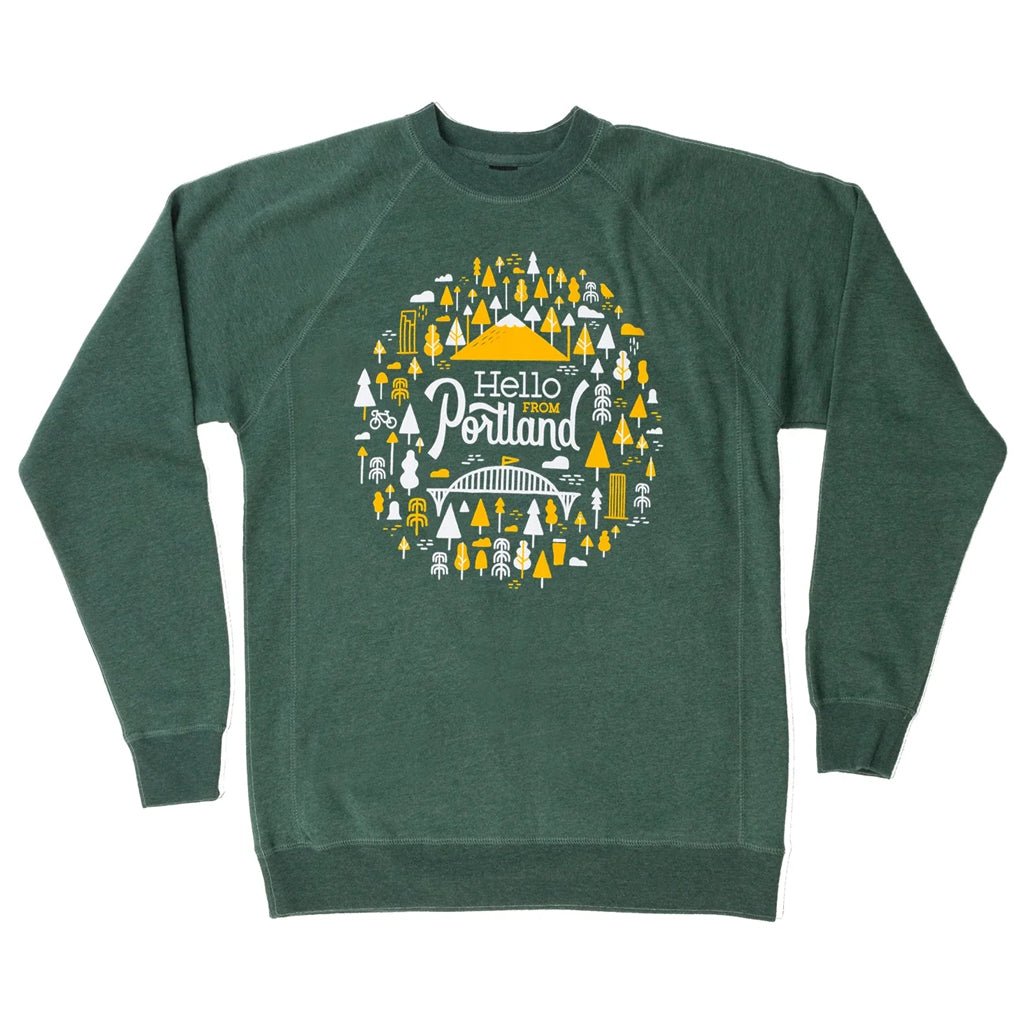 Portland Burst Crewneck - Crewneck - Hello From Oregon