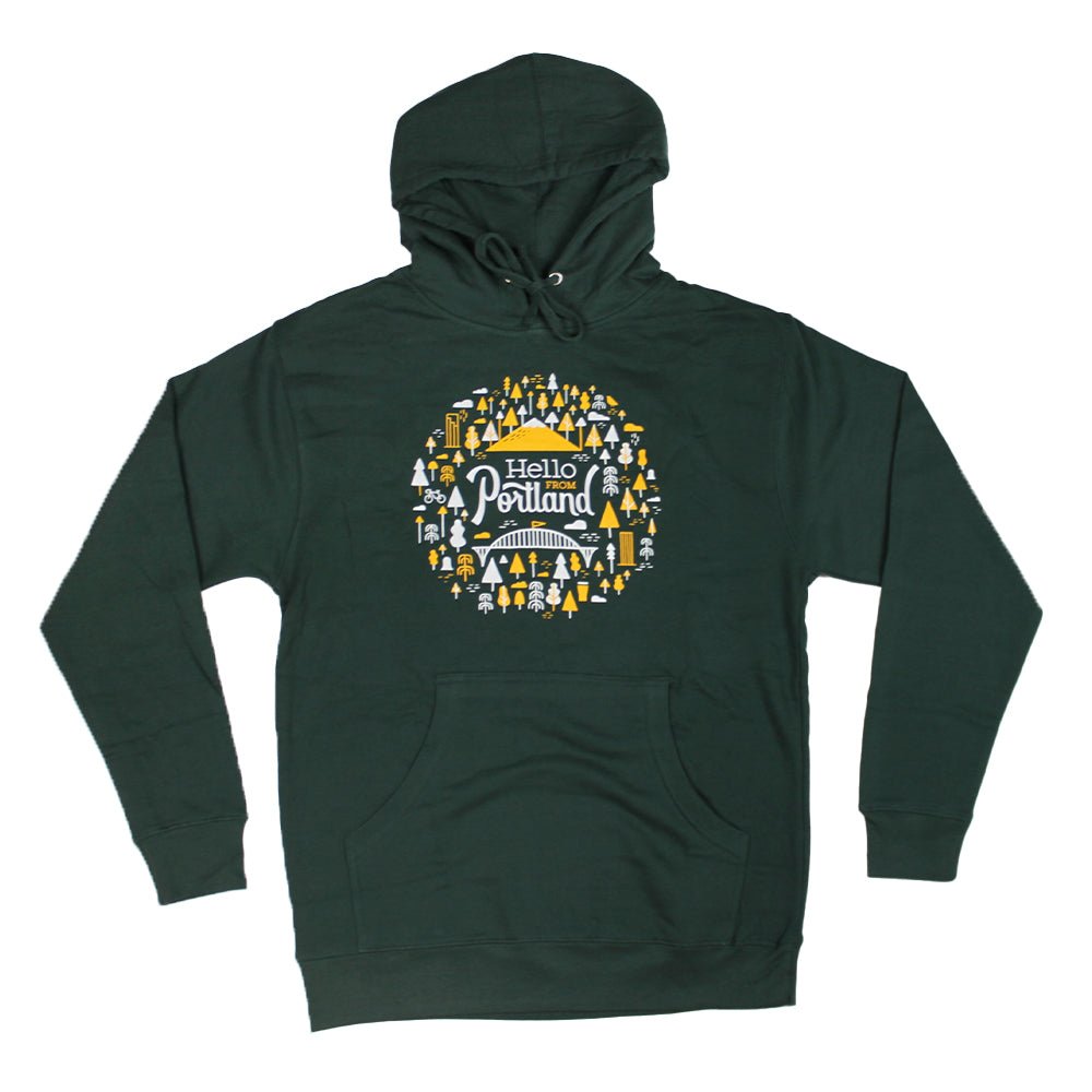 Portland Burst Hoodie | Alpine - Hoodies - Hello From Oregon