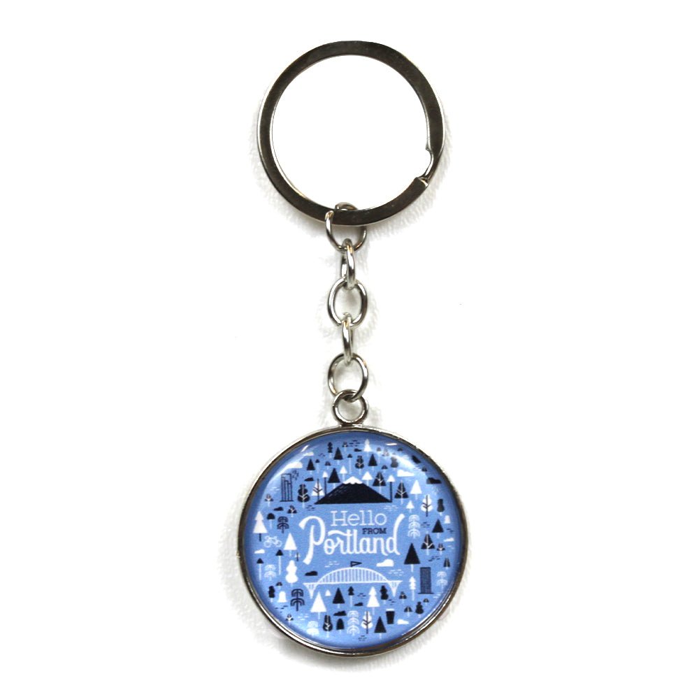 Portland Burst Keychain - Keychains - Hello From Oregon