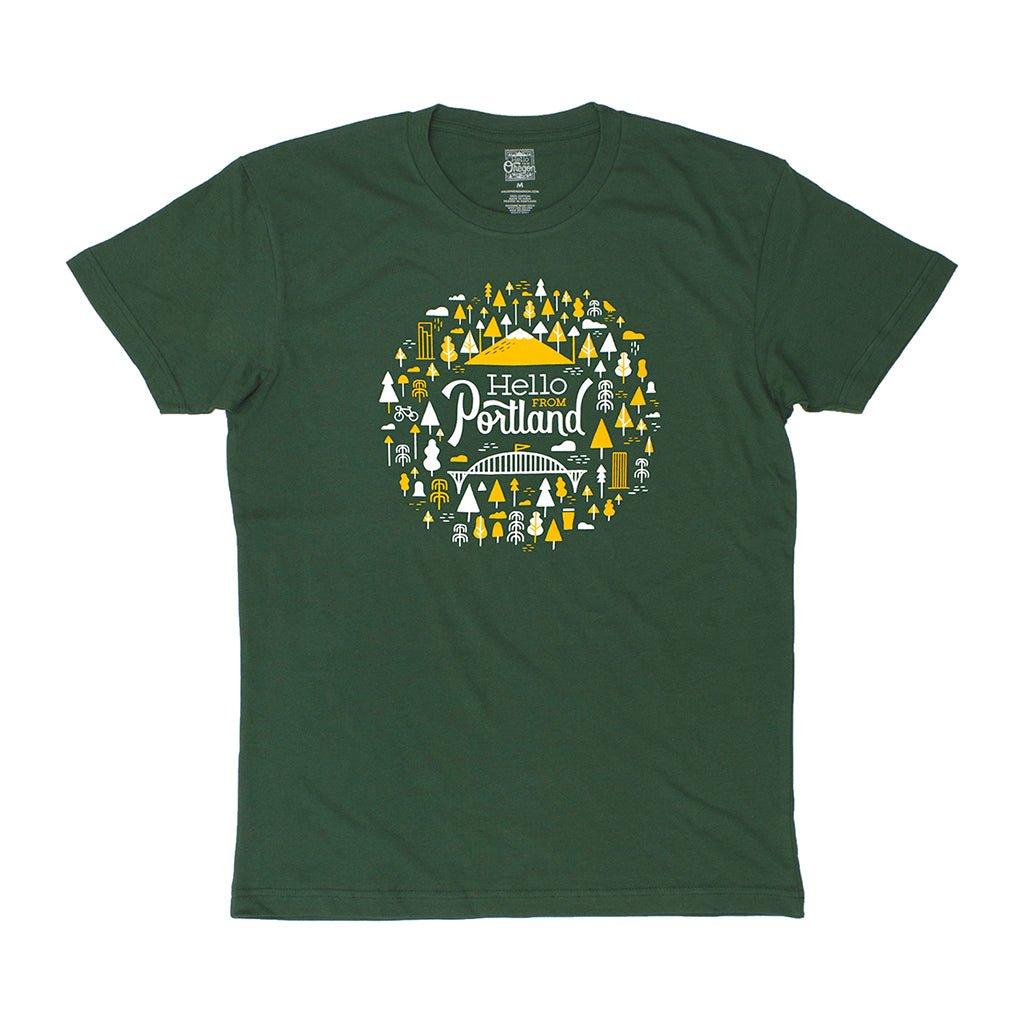 Portland Burst Tee | Forest - Tees - Hello From Oregon