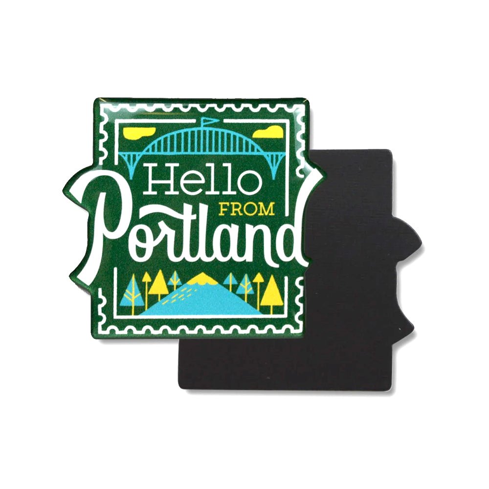 Portland Stamp Magnet - Magnets - Hello From Oregon