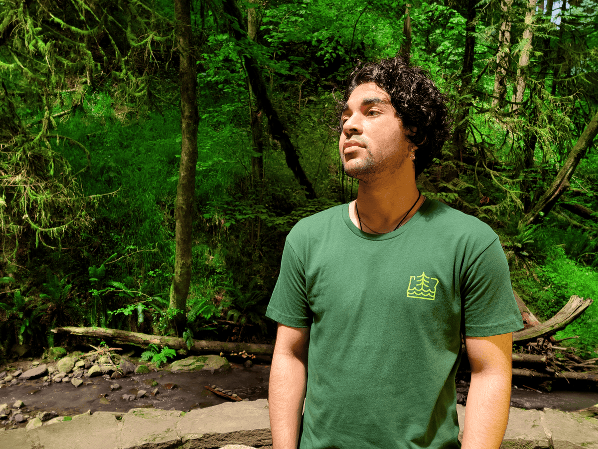 Simply Oregon Tee | Forest Green - Tees - Hello From Oregon