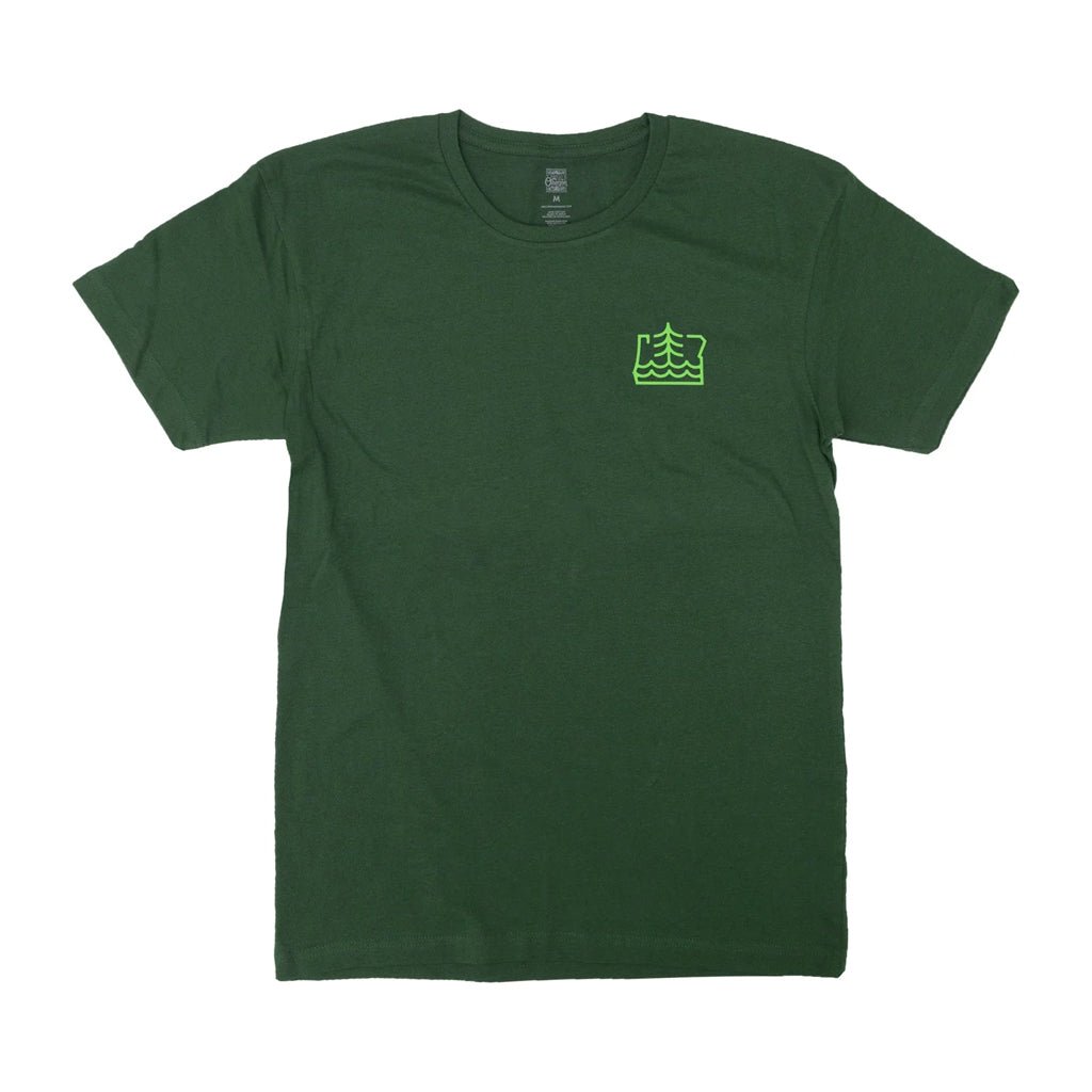 Simply Oregon Tee | Forest Green - Tees - Hello From Oregon
